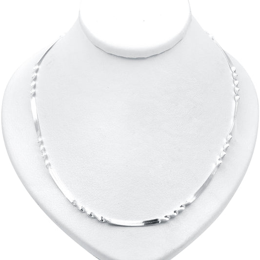 Cadena Espiral y Lisa para Dama