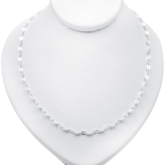 Cadena con Ojuelas Diamantada para Dama