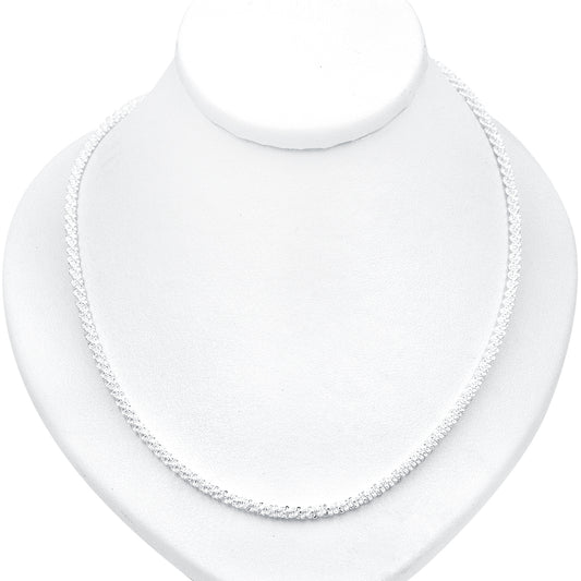 Cadena Entrelazada Brillante para Dama