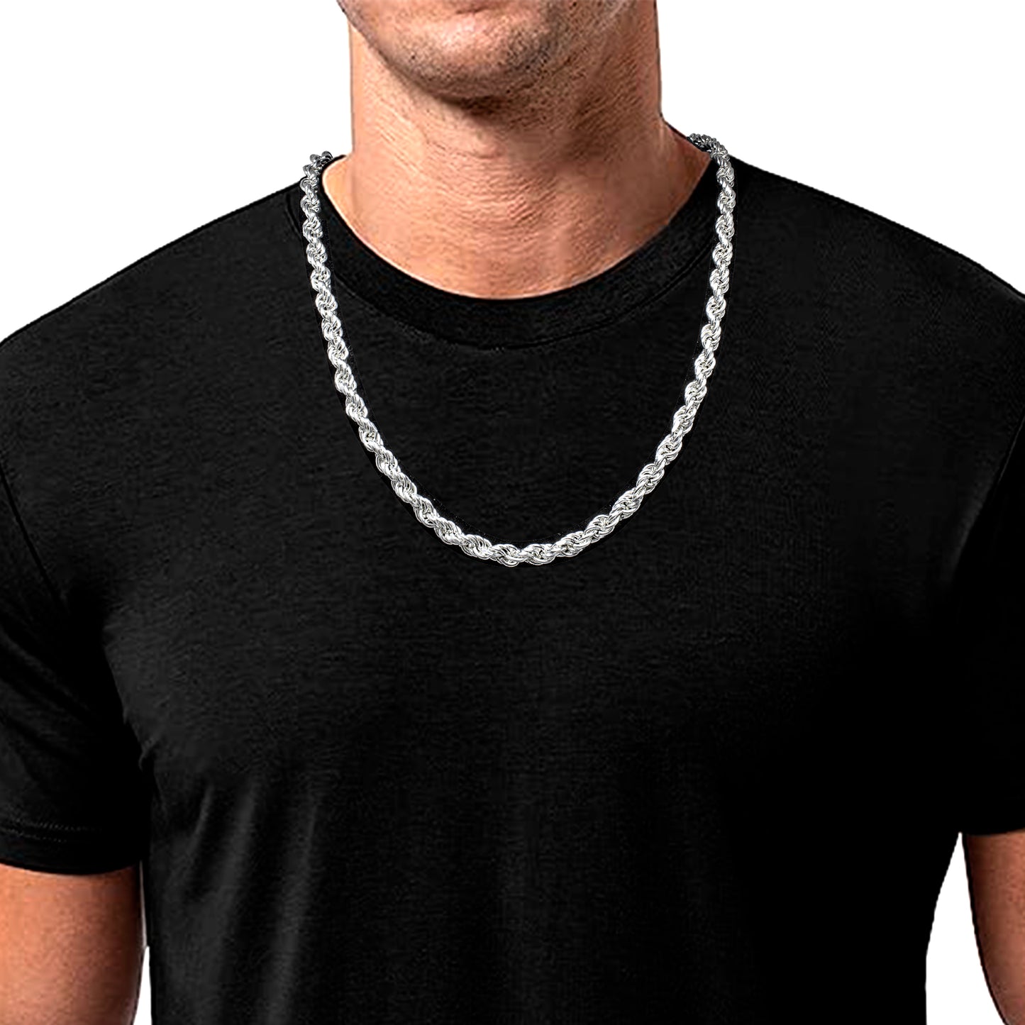 Cadena Torsal Plata 925 para Hombre