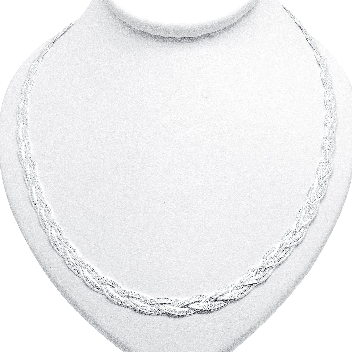 Cadena Tejida Diamantada para Dama
