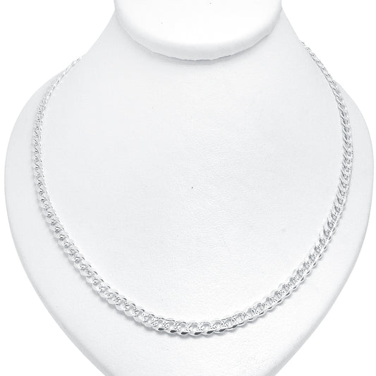 Cadena Barbada Diamantada para Dama