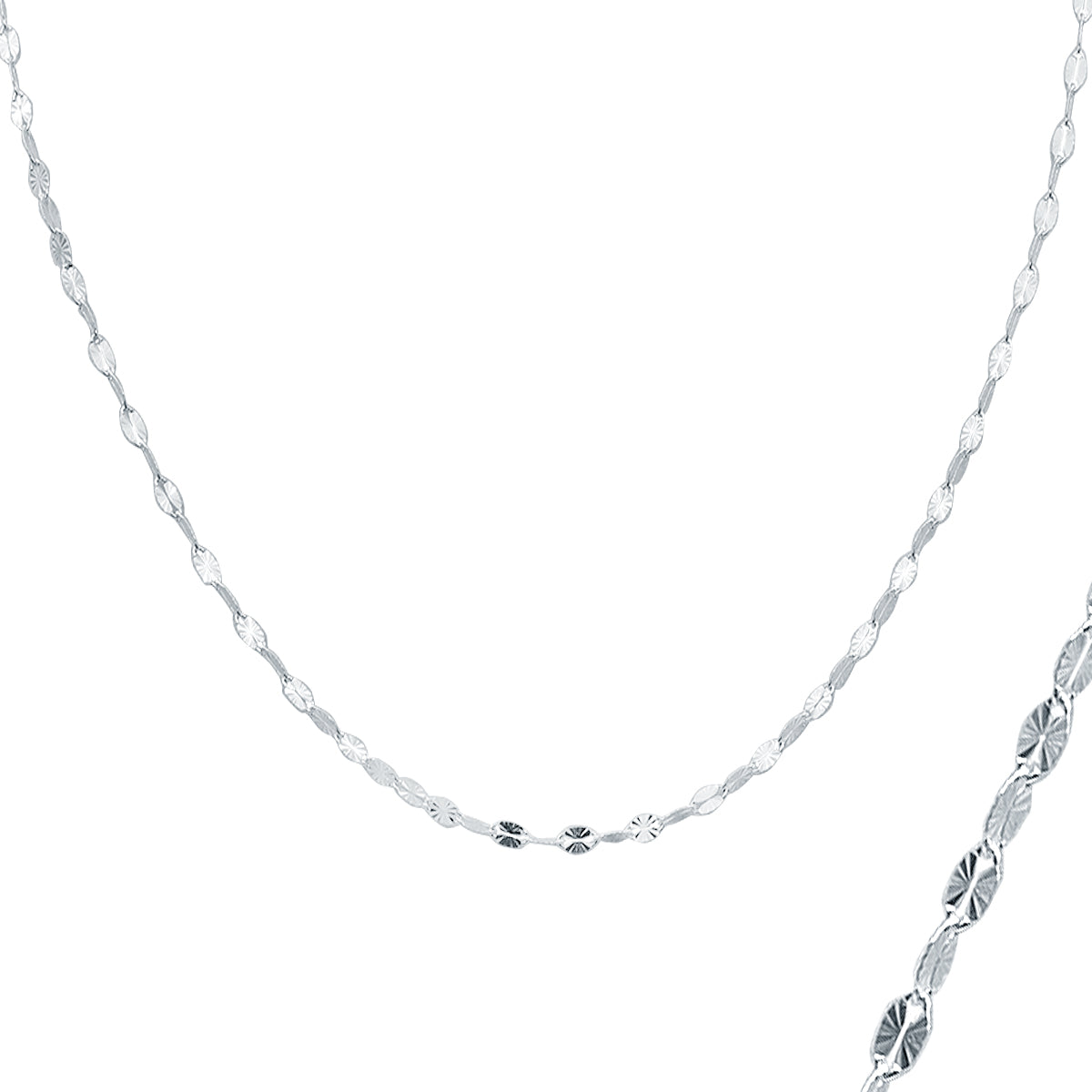 Cadena con Ojuelas Diamantada para Dama