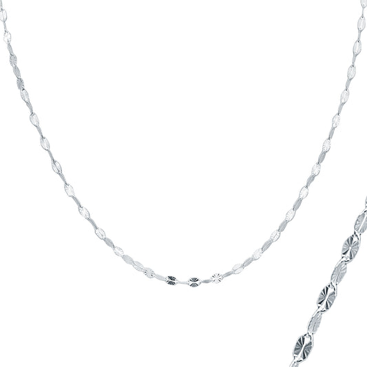 Cadena con Ojuelas Diamantada para Dama