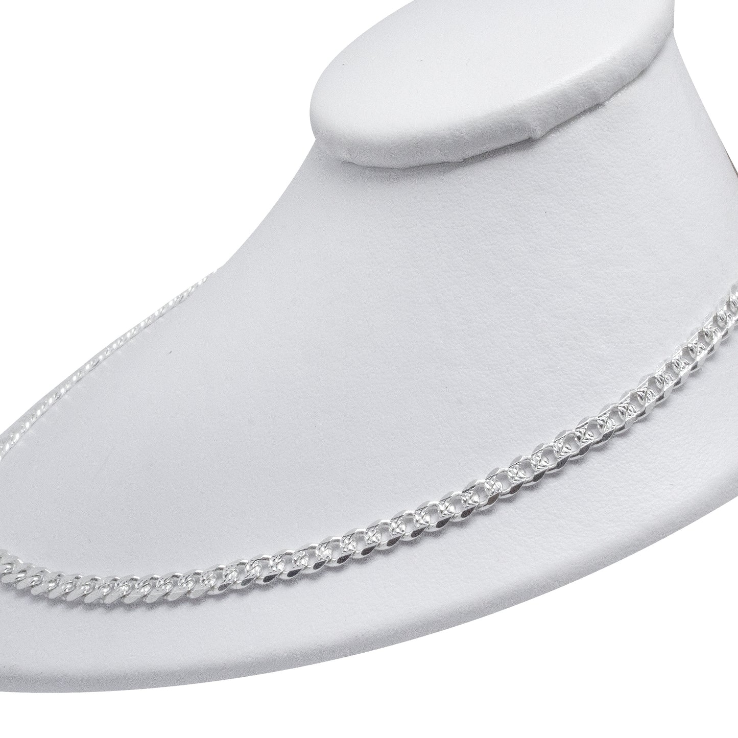 Cadena Barbada Diamantada para Dama