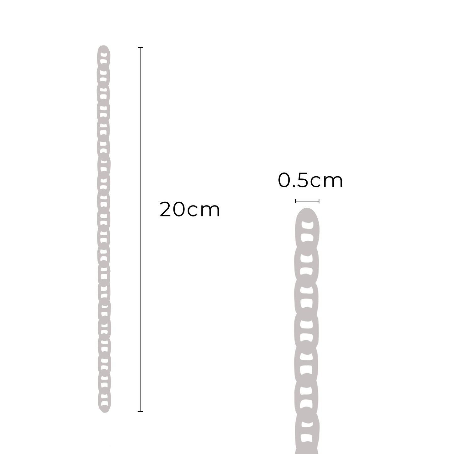 Pulsera de Plata Fina 925 Tipo Planchada Diamantada